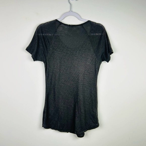 Sundry black/ dark gray  Number 5 T-Shirt Graphic Tee Size 2 - Picture 6 of 6